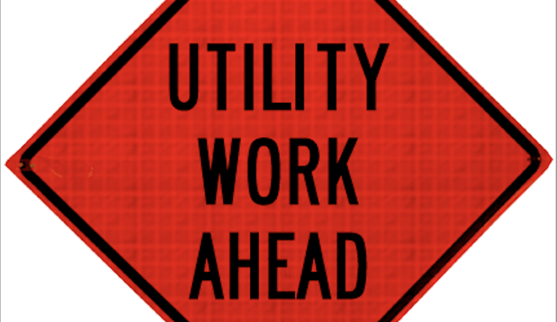 Utility Work Ahead